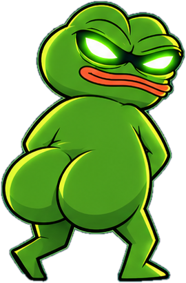 The Artificial Compute frog, front